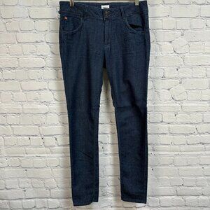 Hudson Women's Mid-Rise‎ 5 Pocket Collin Flap Skinny Jean, Size 31, Dark Indigo